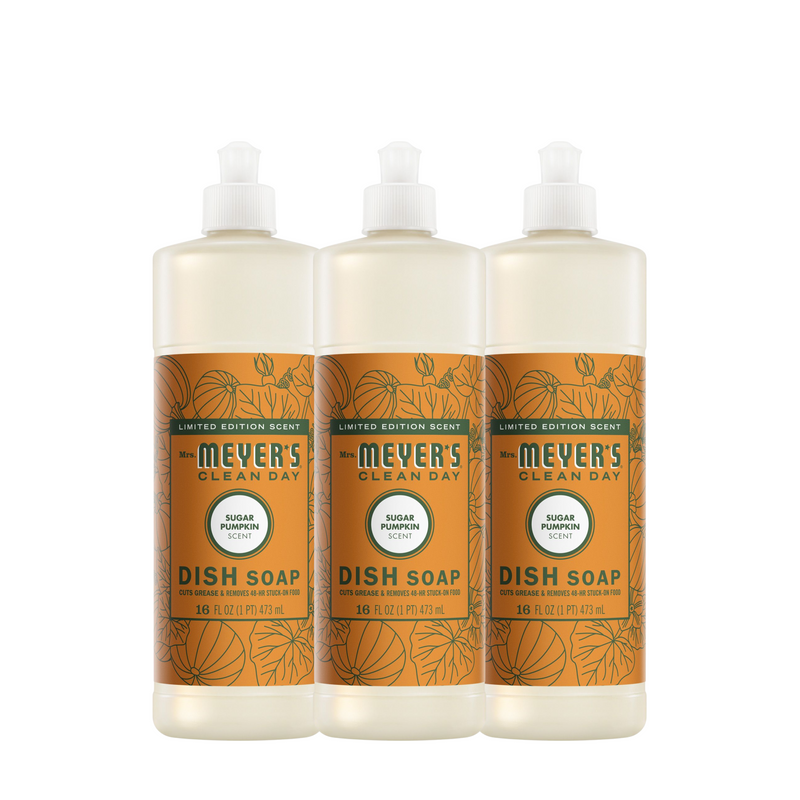 Sugar Pumpkin Dish Soap 3-count Bundle