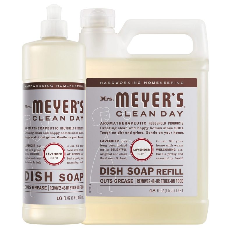 Lavender Dish Soap &amp; Refill Set