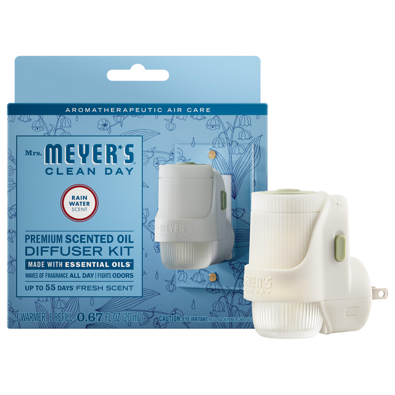 Rain Water Plug In Scented Oil Warmer With Refill