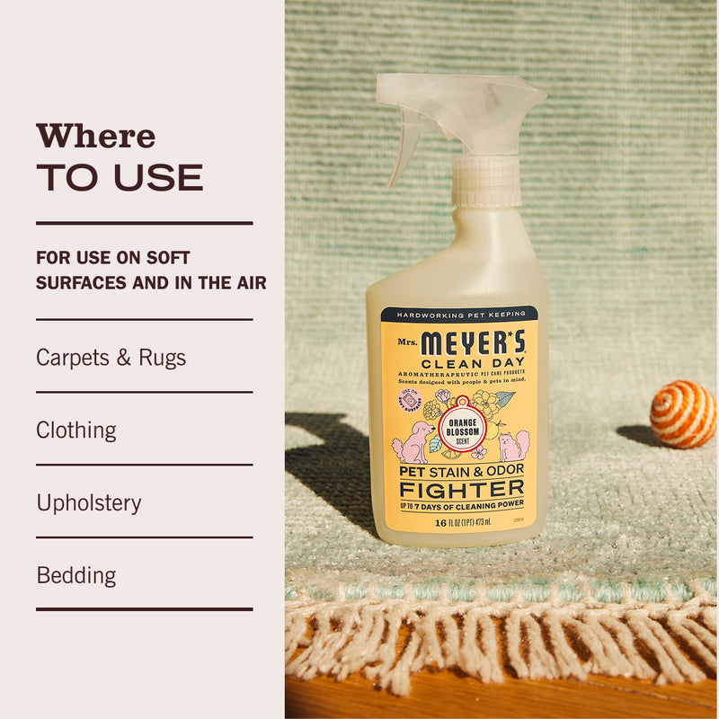 Orange Blossom Pet Stain &amp; Odor Fighter