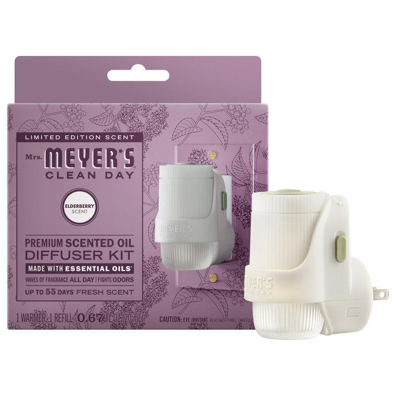 Elderberry Plug In Scented Oil Warmer With Refill
