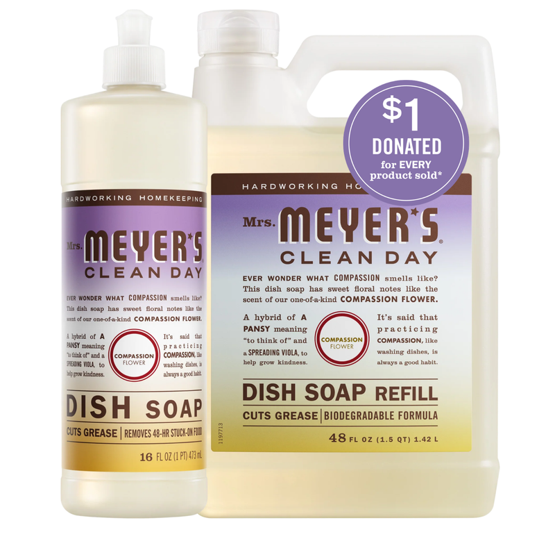 Compassion Flower Liquid Hand Soap &amp; Refill Set