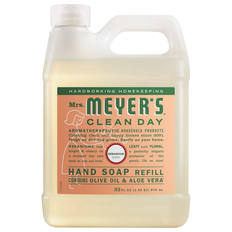 Geranium Liquid Hand Soap &amp; Refill Set