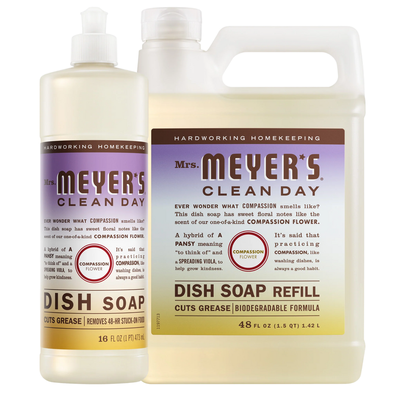 Compassion Flower Liquid Hand Soap &amp; Refill Set