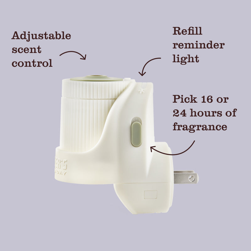 Lavender Plug In Scented Oil Warmer With Refill