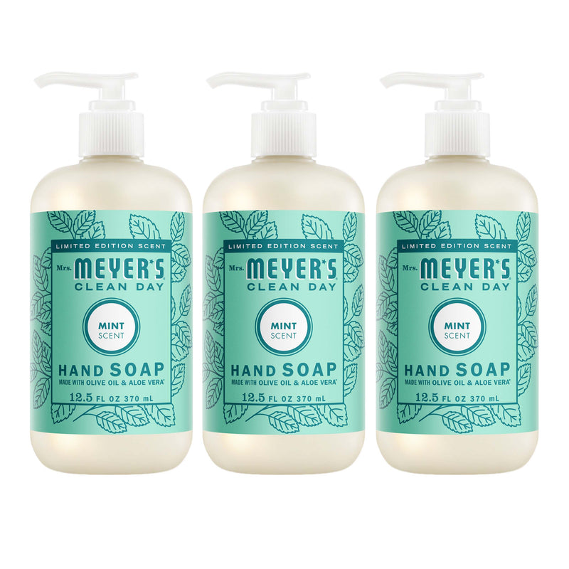 Mint Liquid Hand Soap 3-count Bundle 