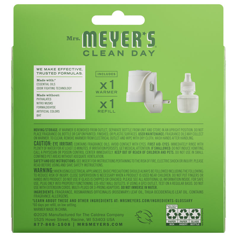 Fresh Cut Grass Plug in Scented Oil Warmer With Refill