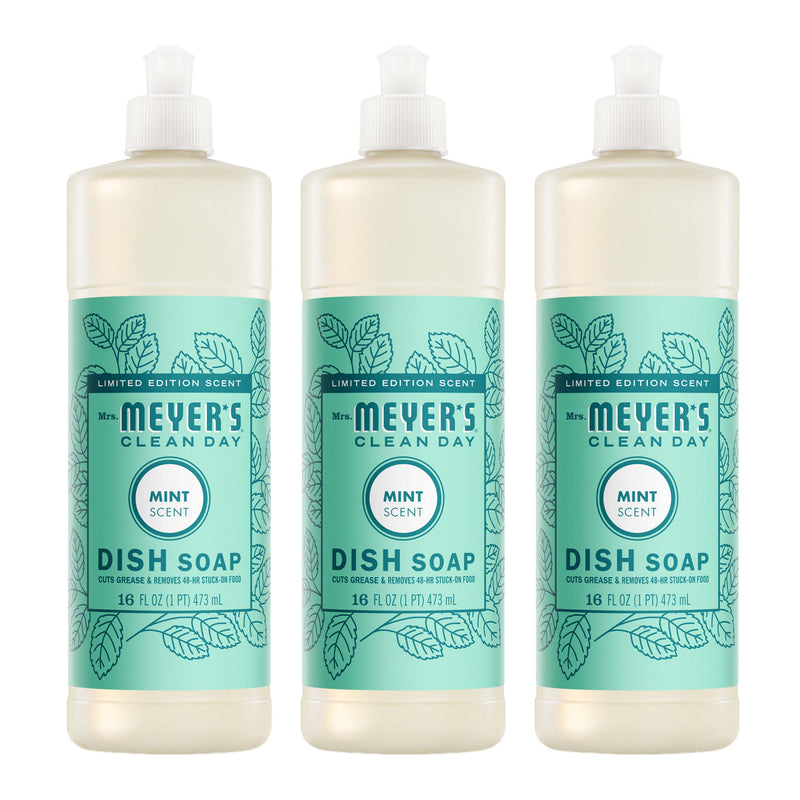 Mint Dish Soap 3-count bundle