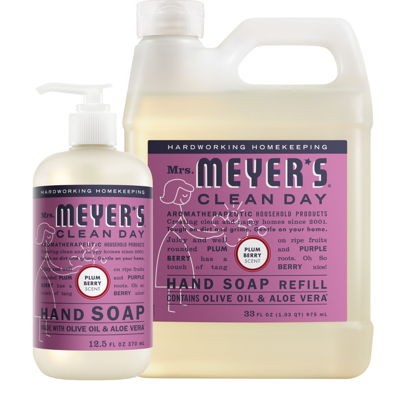 Plum Berry Liquid Hand Soap &amp; Refill Set