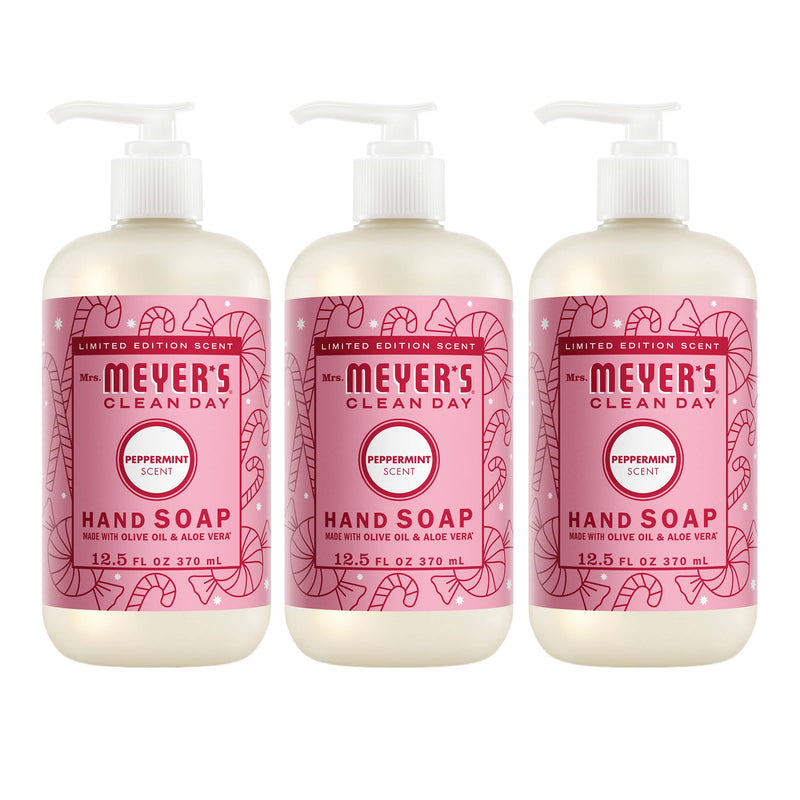 Peppermint Liquid Hand Soap 3-count Bundle 