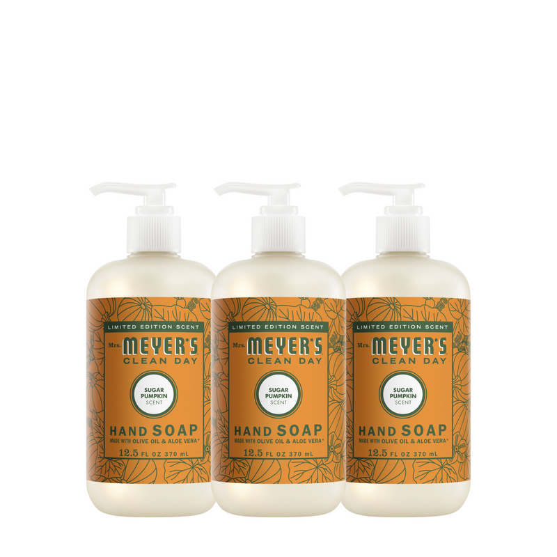 Sugar Pumpkin Liquid Hand Soap 3-count Bundle