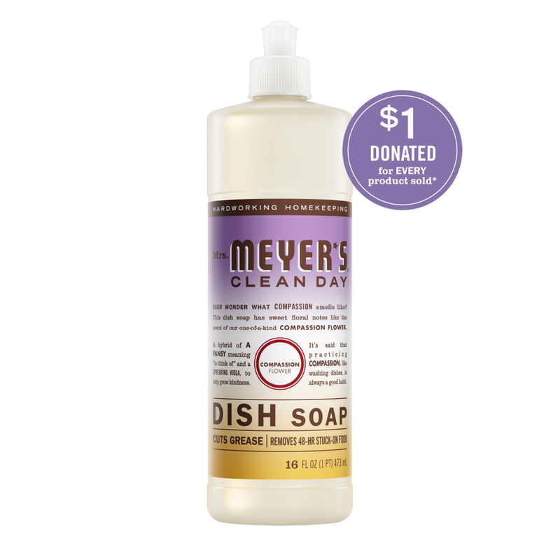Compassion Flower Dish Soap | Mrs. Meyer's